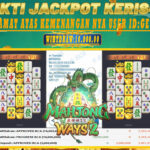JACKPOT SLOT GACOR MAIN MAHJONG WAYS 2 06 MARET 2025